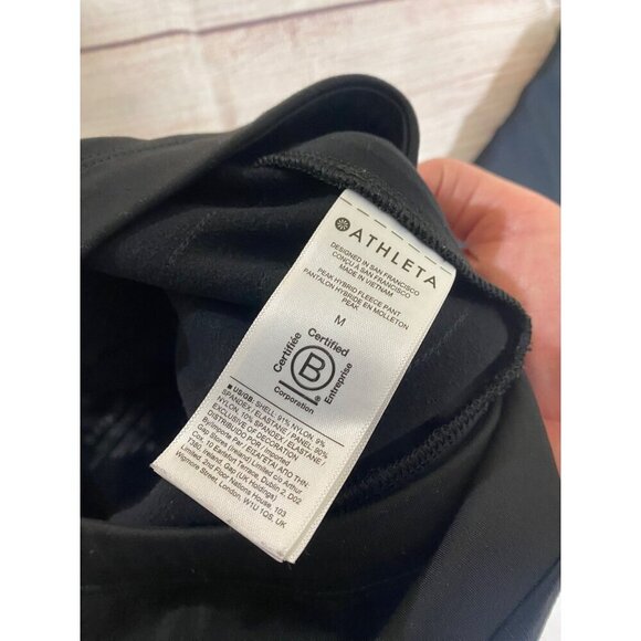 Athleta Women's Black Boot Cut Athleisure Casual Pants - Medium - Picture 12 of 13